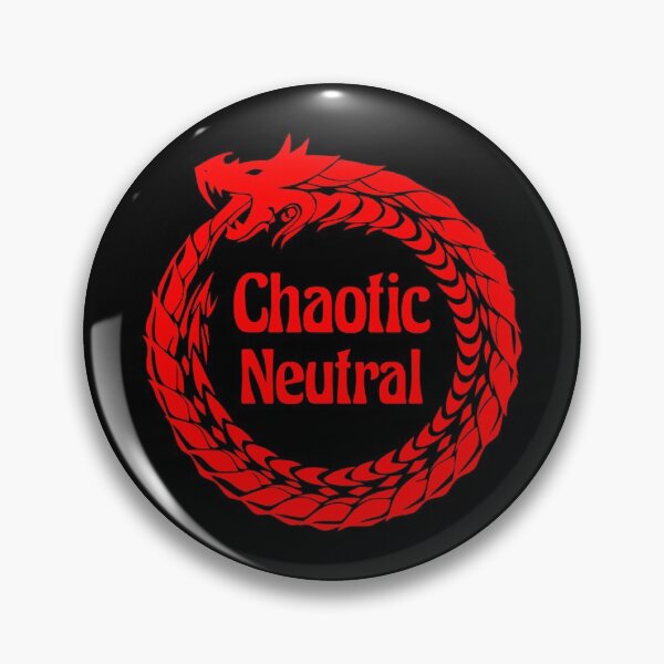 Item preview, Chaotic Neutral Alignment Tabletop RPG Vintage Retro designed and sold by WPahat.