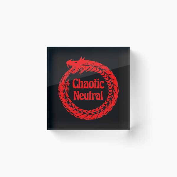 Item preview, Chaotic Neutral Alignment Tabletop RPG Vintage Retro designed and sold by WPahat.