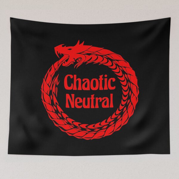 Item preview, Chaotic Neutral Alignment Tabletop RPG Vintage Retro designed and sold by WPahat.