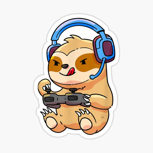 Item preview, Gamer Sloth Gaming Sloths Regalo de videojuego designed and sold by Kingpoew.
