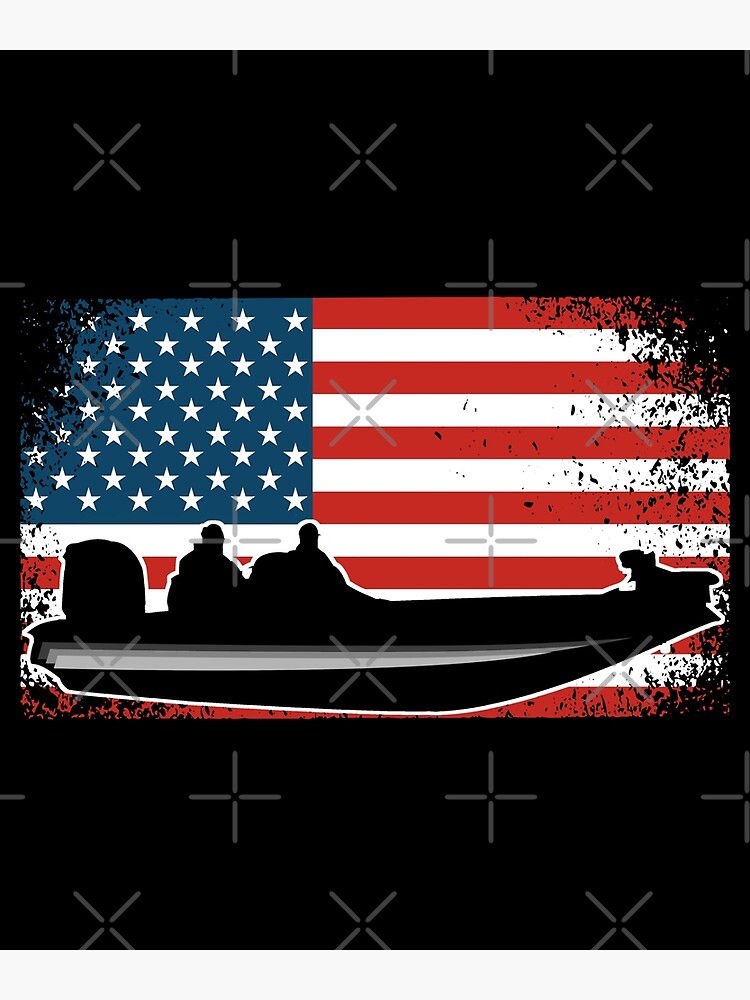 American Flag Bass Fishing Gifts For Fisherman Fish Fishing - American Flag Bass  Fishing - Magnet