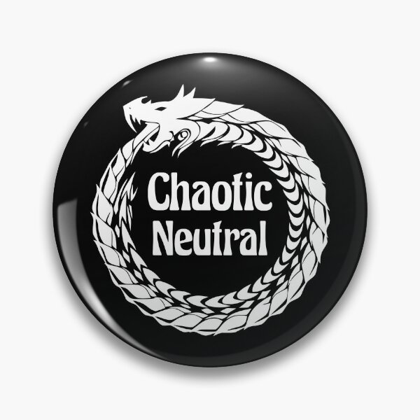Item preview, Chaotic Neutral Alignment Tabletop RPG Vintage Retro designed and sold by WPahat.