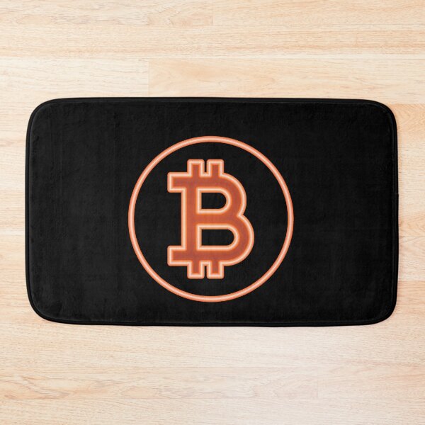 Item preview, Bitcoin BTC Crypto Symbol, Blockchain Cryptocurrency Mining designed and sold by Xeuno.