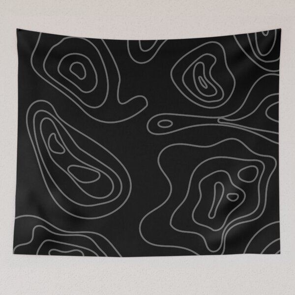 Item preview, Minimal pattern black curve level designed and sold by Exp-collection.