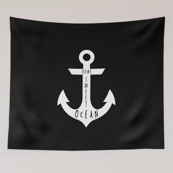 Item preview, Home Sweet Ocean - Anchor Design For Real Ocean Lovers designed and sold by Passion-For-Sea.