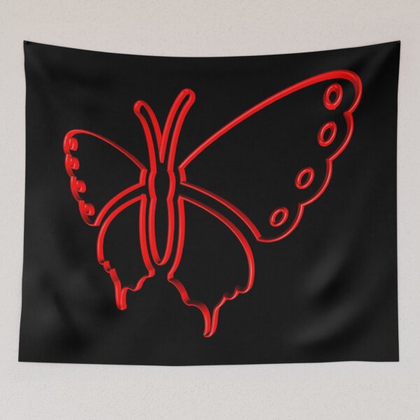 Item preview, Butterfly 3D ~ Black & Red designed and sold by Boakes-Digital.