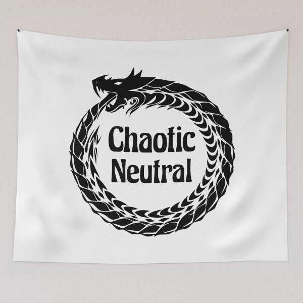 Item preview, Chaotic Neutral Alignment Tabletop RPG Vintage Retro designed and sold by WPahat.