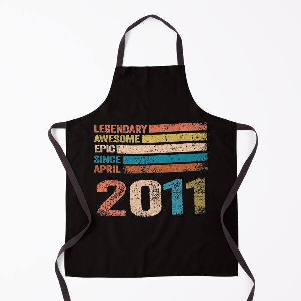 Item preview, 11th vintage retro birthday gift, Awesome since April 2011 designed and sold by Majesticoo.