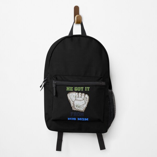 Item preview, He Got It From His Mom (Ball and Glove) designed and sold by superdumb70.