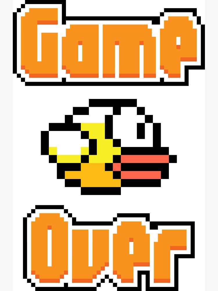 Flappy Bird Game Over | Poster