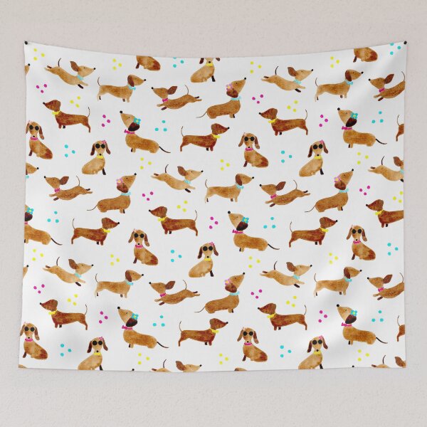 Item preview, Watercolour Dachshunds designed and sold by RebeccaFlaherty.