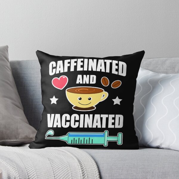 Item preview, Caffeinated And Vaccinated Coffee Lover designed and sold by vineeth.