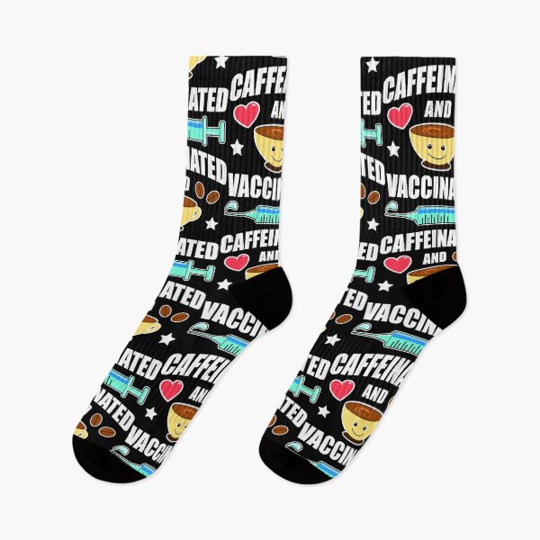Item preview, Caffeinated And Vaccinated Coffee Lover designed and sold by vineeth.