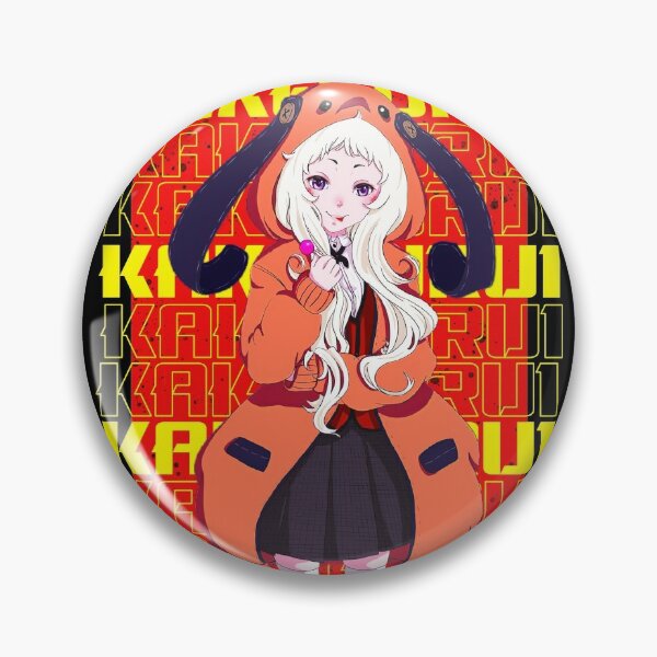 Kakegurui Runa Yomozuki Anime Pin By Trueyou Redbubble