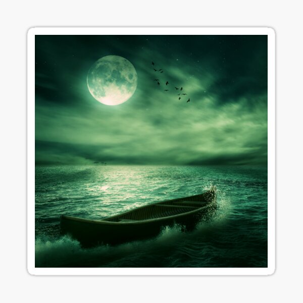Item preview,   boat art,boat paintings,fishing boat painting,boat artwork,boat wall art, ocean art , sea art, sun art , blue art , boats art on metal,metal art prints,metal picture prints designed and sold by eyesight4vision.