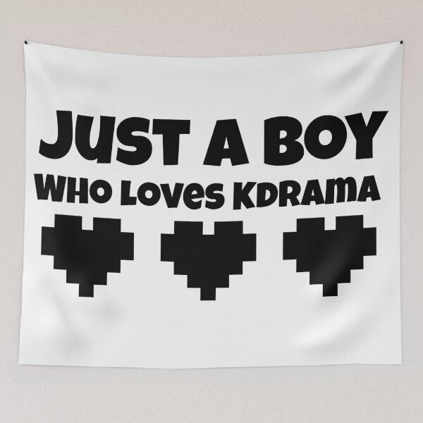Item preview, Just A Boy Who Loves Kdrama designed and sold by Edenjodie.