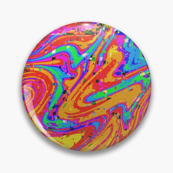 Item preview, Neon Glitch Bright Colors designed and sold by HotFootRetro.