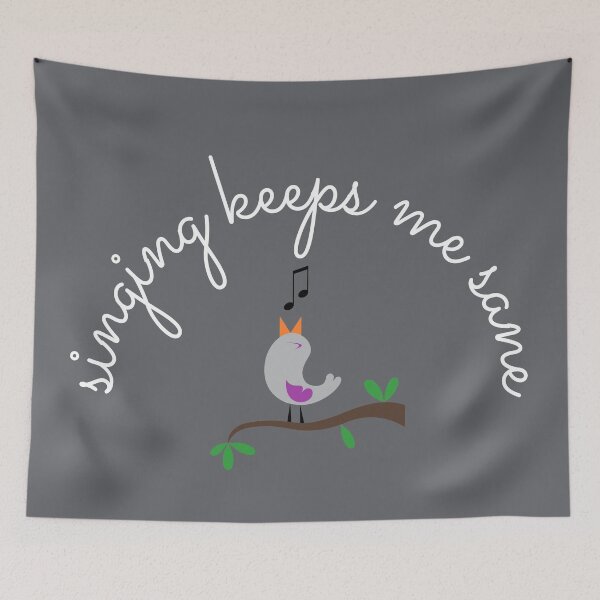 Item preview, Singing Keeps Me Sane designed and sold by LeonardoBotha.