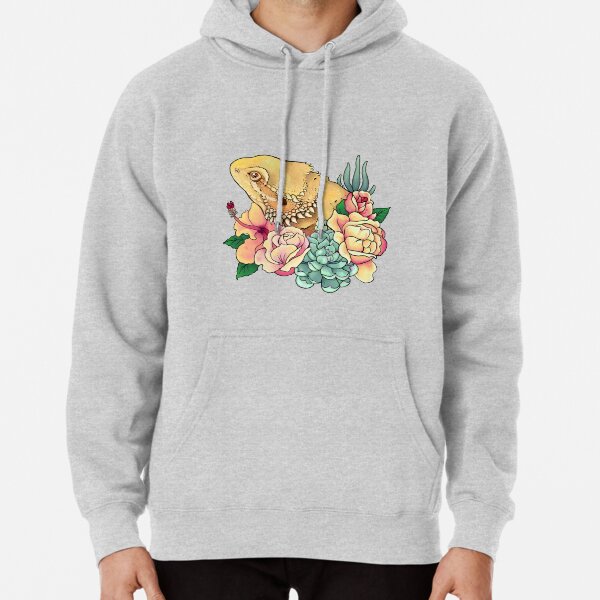 Pastel Bearded Dragon Pullover Hoodie