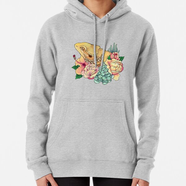 Pastel Bearded Dragon Pullover Hoodie