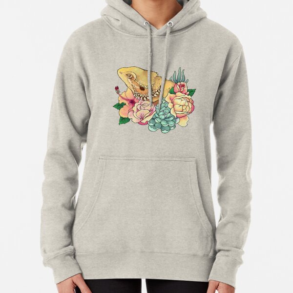 Pastel Bearded Dragon Pullover Hoodie