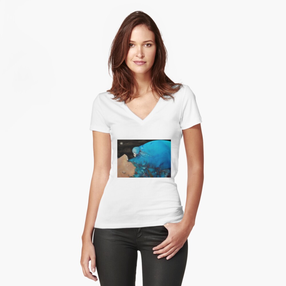 The Hug Fitted V-Neck T-Shirt