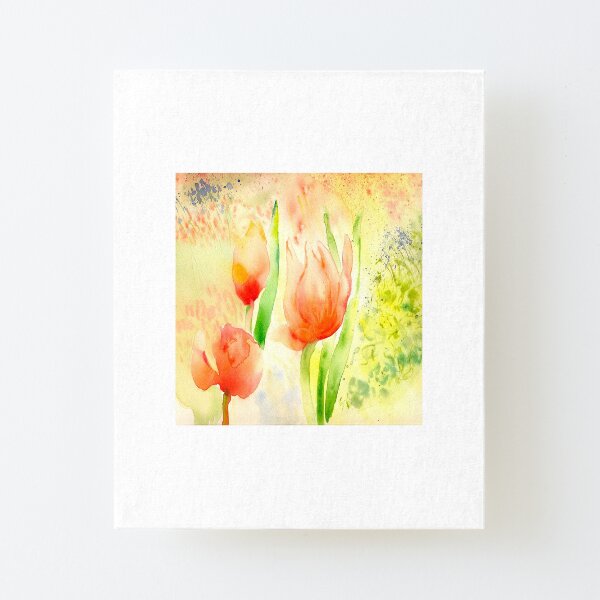 Dottie's Tulips Canvas Mounted Print