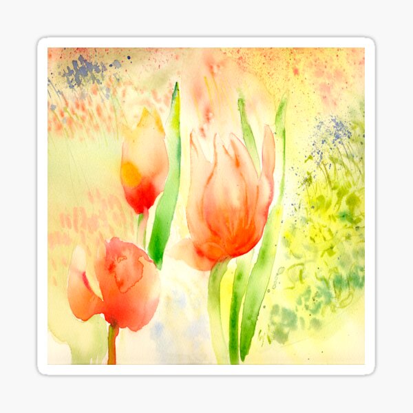 Dottie's Tulips Sticker