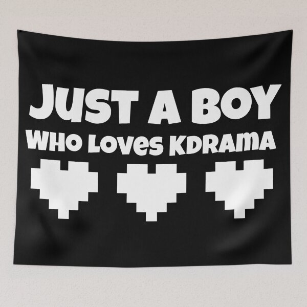 Item preview, Just A Boy Who Loves Kdrama designed and sold by Edenjodie.