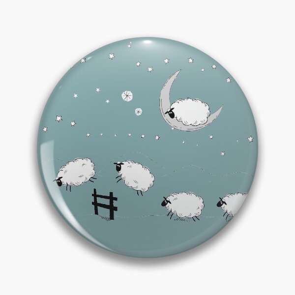 Item preview, Counting Sheep & Sheep On The Moon (Blue) - by Sheep Well designed and sold by SheepWell.