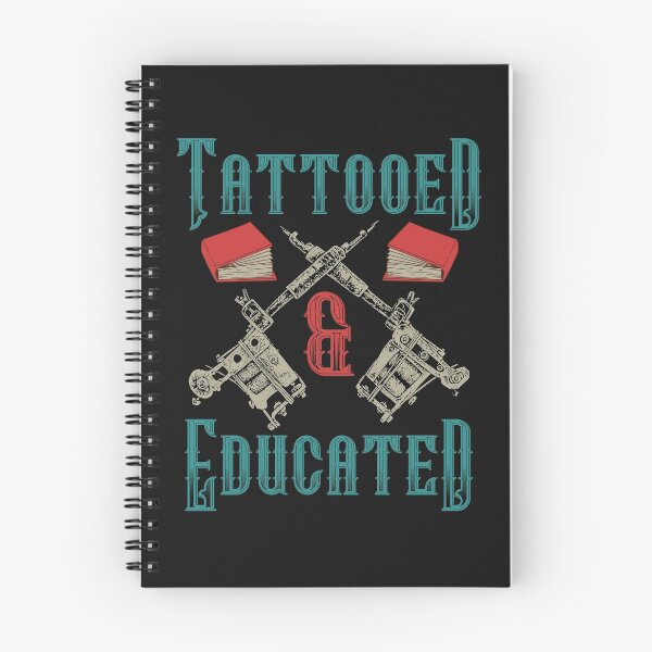 Item preview, Tattooed And Educated Tattoo Guns And Books designed and sold by curledup-cat.