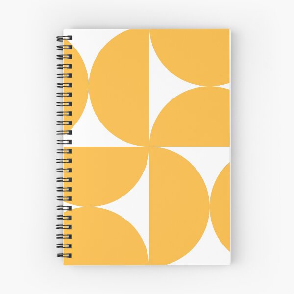 Item preview, Geometric Yellow Semicircles Bauhaus style designed and sold by Yellow-Studio.