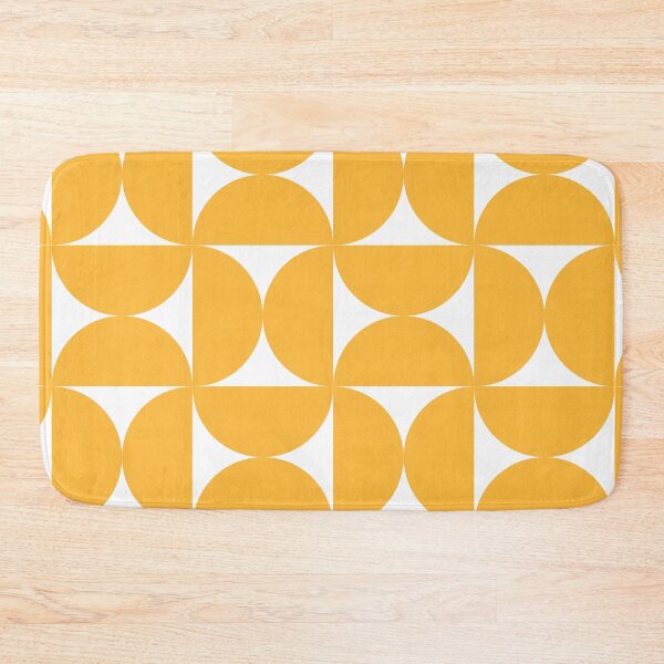 Item preview, Geometric Yellow Semicircles Bauhaus style designed and sold by Yellow-Studio.