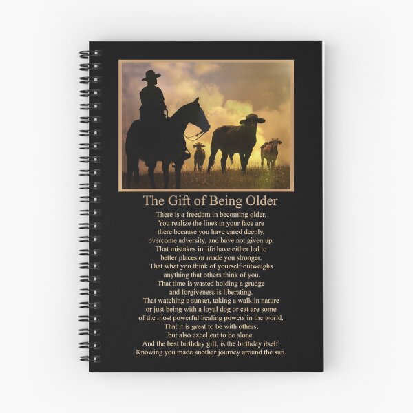 Item preview, Cowboy Birthday Getting Older The Gift of Being Older Wise Words designed and sold by Stephanie Laird.