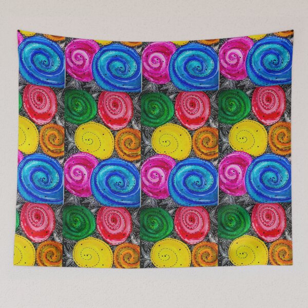 Item preview, Multihued Swirls designed and sold by Artcartstart.