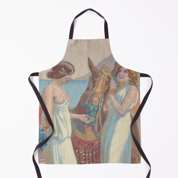 Item preview, Jeux de Nausicca : deux femmes près d'une mûle harnachée, 1914 By Maurice Denis designed and sold by sunny-007.