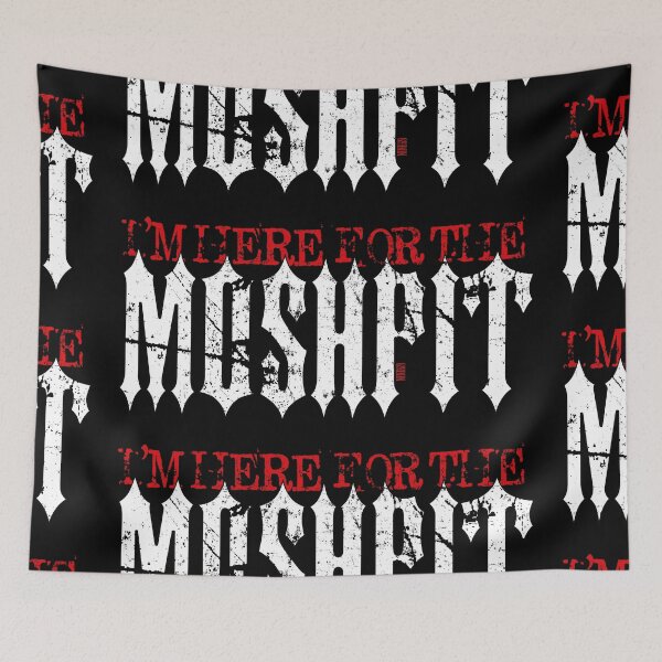 Item preview, Heavy Metal Quote Im Here for the Mosh Pit designed and sold by Ikaroots.