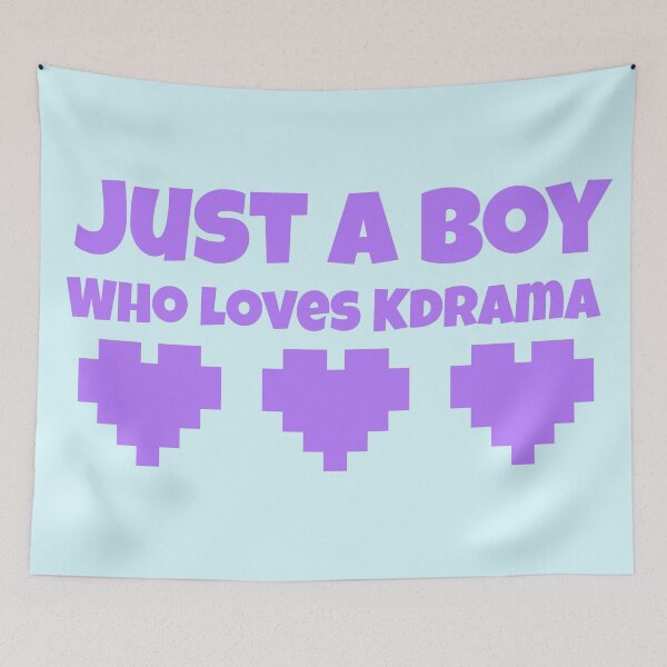 Item preview,  Just A Boy Who Loves Kdrama designed and sold by Edenjodie.