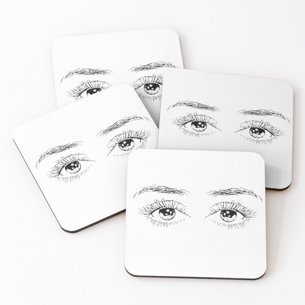 Item preview, A pair of monochrome eyes designed and sold by Nishinoyaoyaoya.