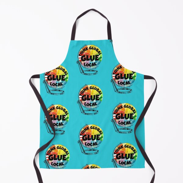 Item preview, Think Global Glue Local - World Collage Day designed and sold by KellySchaub.