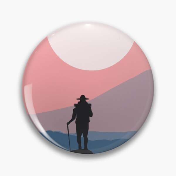 Item preview, Mountaineer looking at the sunset designed and sold by dudilyra.