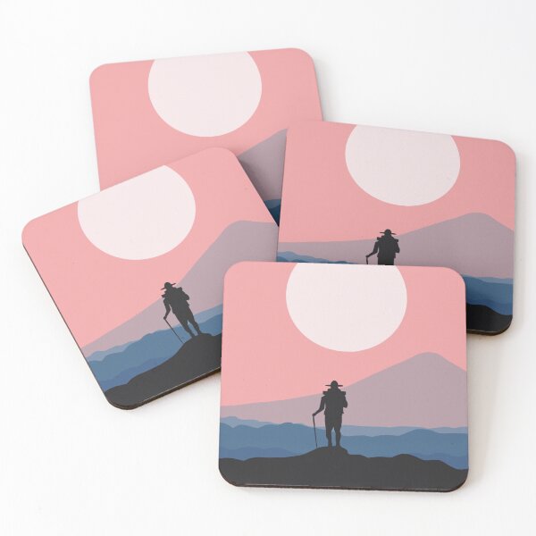 Item preview, Mountaineer looking at the sunset designed and sold by dudilyra.