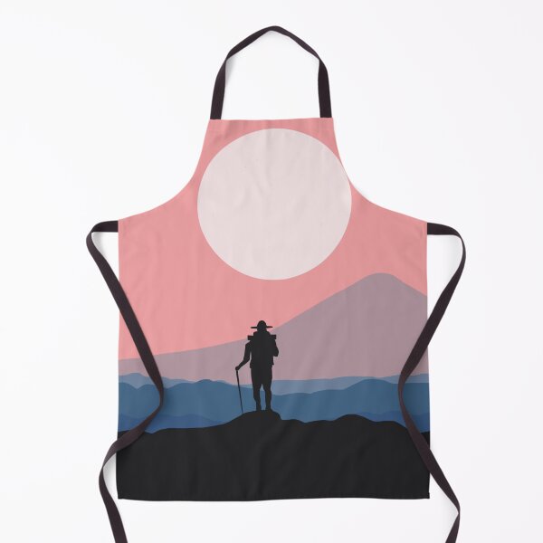 Item preview, Mountaineer looking at the sunset designed and sold by dudilyra.