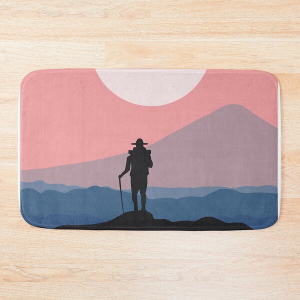 Item preview, Mountaineer looking at the sunset designed and sold by dudilyra.