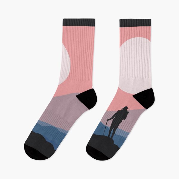 Item preview, Mountaineer looking at the sunset designed and sold by dudilyra.