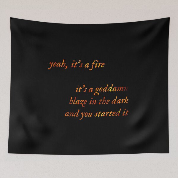 Item preview, Yeah it’s a fire / It’s a goddamn blaze in the dark and you started it designed and sold by tequilabb.