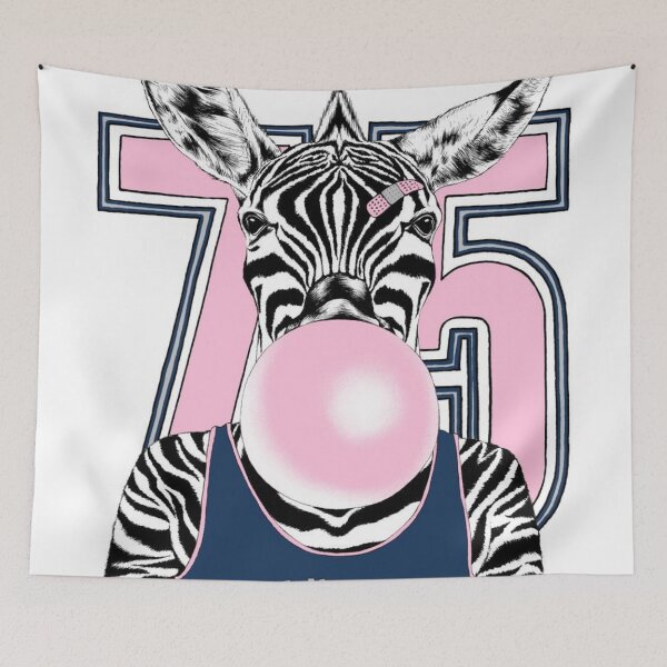 Item preview, Zebra basketball, bubblegum pink designed and sold by NatiiHerre.