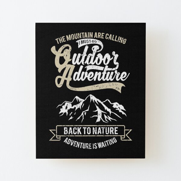 Outdoor Adventure Wood Mounted Print
