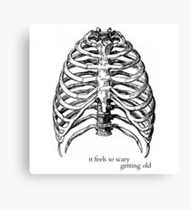 Getting Old (Lorde Ribs) Canvas Print
