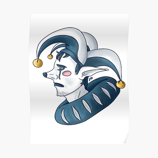"The Joker Who Cried" Poster for Sale by Dralore Redbubble